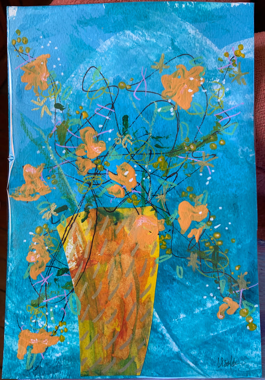 Floral 3, Abstract Original Painting