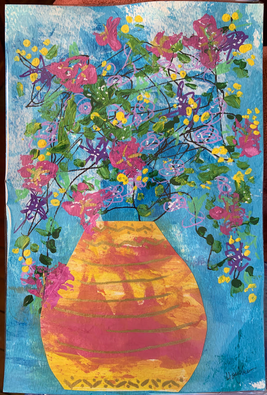 Floral 1, Abstract Original Painting