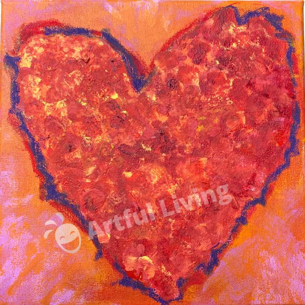 Heart 8"x8" A