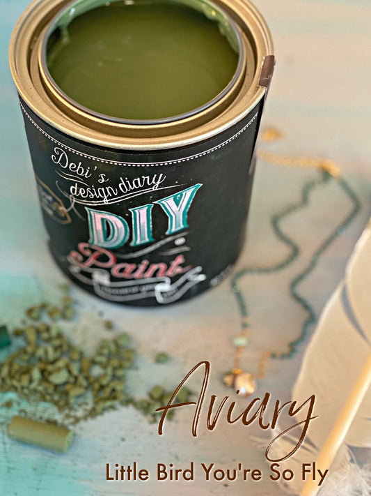 Farmhouse green in a can by Debis Design Diary DIY Paint