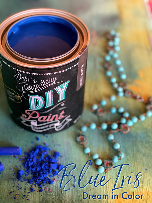 Blue Iris DIY Paint by Debi's Design Diary