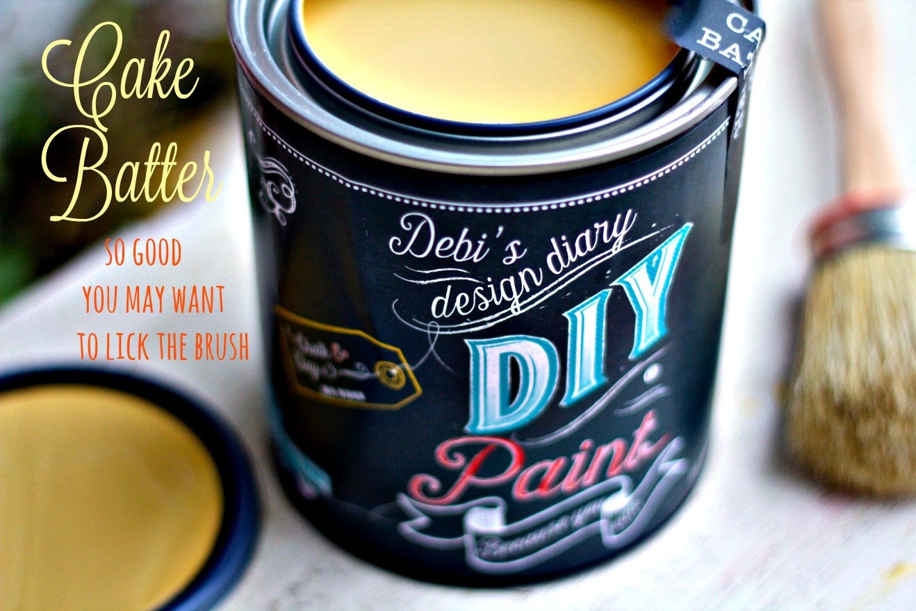 Cake Batter DIY Paint by Debi's Design Diary